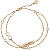 Alex and Ani Daughter Infinity Chain Double Strand Bracelet(Gold)