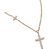 Alex and Ani Delicate Pavé Cross Pendant Necklace for Women – Nickel-Free, Adjustable Extender, 14k Gold Sterling Silver, Elegant Everyday Jewelry Gift