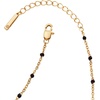 Alex and Ani Enameled Chain Coin Station Anklet(Black Gold)