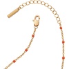 Alex and Ani Enameled Chain Coin Station Anklet(Coral)