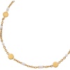 Alex and Ani Enameled Chain Coin Station Anklet(White)