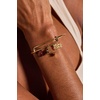Alex and Ani Espresso Martini Multi Charm Bangle Bracelet, Shiny Gold Bracelets for Women, Nickel-Free, Safe Materials