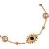 Alex and Ani Evil Eye Chain Inline Bracelets(Stainless Gold)