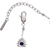 Alex and Ani Evil Eye Chain Inline Bracelets(Stainless Silver)