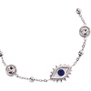 Alex and Ani Evil Eye Chain Inline Bracelets(Stainless Silver)