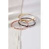 Alex and Ani Faceted Hook Tension Bracelet(Shiny Silver)