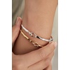 Alex and Ani Faceted Hook Tension Bracelet(Shiny Silver)