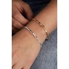 Alex and Ani Faceted Hook Tension Bracelet(Shiny Silver)