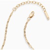 Alex and Ani Faceted Lip Chain Anklet(Shiny Gold)