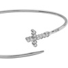 Alex and Ani Faith Bespoken Cross Cuff(Silver)