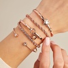 Alex and Ani Flex Cuff Bracelet, Crystal(Shiny Rose Gold)
