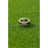 Alex and Ani Football Fidget Ring, Shiny Silver