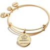 Alex and Ani Four Leaf Clover Charm Bangle, ‘Sweet Serendipity'(Gold)