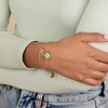 Alex and Ani Four Leaf Clover Charm Bangle, ‘Sweet Serendipity'(Gold)