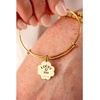 Alex and Ani Four-Leaf Clover Charm Bangle(Gold)