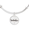 Alex and Ani Godmother Charm Bangle(Silver)