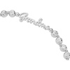 Alex and Ani Grandma Elongated Crystal Stretch Bracelet for Women(Shiny Silver)
