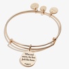 Alex and Ani Grandma Mother of Pearl Bangle(Shiny Antique Gold)