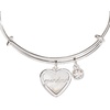 Alex and Ani Grandma Mother of Pearl Bangle(Silver)