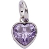 Alex and Ani Heart Birthstone Charms(Luck)
