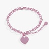 Alex and Ani Heart Charm Double Paperclip Chain Bracelet