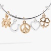 Alex and Ani Hearts Multi-Charm Bangle(Mixed Symbol Multi-Charm EWB)