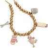 Alex and Ani Holiday Bracelet for Women – Snow Games Winter Wonderland Multi Charm