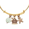 Alex and Ani Holiday Bracelets(Gingerbread multi-charm)