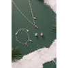 Alex and Ani Holiday Earrings for Women – Nickel-Free, Christmas Jewelry(Candy Cane (Shiny Silver))