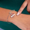 Alex and Ani Holiday Expandable Bangle for Women, Christmas Charms, Shiny Finish, 2 to 3.5 in(Happy Pawlidays)