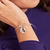 Alex and Ani Holiday Expandable Bangle for Women, Christmas Charms, Shiny Finish, 2 to 3.5 in(Santa Claws)