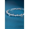 Alex and Ani Holiday Silver Bells Bangle(Silver)