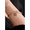 Alex and Ani Holly Bangle Bracelet, Shiny Gold
