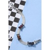 Alex and Ani Hot Wheels™ Bracelets – Moveable Enamel Charms, Checkered Flag Motif, Adjustable Stackable Designs, Ideal Gift for Women(Moveable Racecar Mesh Bracelet)
