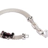 Alex and Ani Hot Wheels™ Bracelets – Moveable Enamel Charms, Checkered Flag Motif, Adjustable Stackable Designs, Ideal Gift for Women(Moveable Racecar Mesh Bracelet)