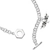 Alex and Ani Hot Wheels™ Bracelets – Moveable Enamel Charms, Checkered Flag Motif, Adjustable Stackable Designs, Ideal Gift for Women(Racecar Toggle Charm Bracelet)