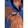 Alex and Ani Hot Wheels Moveable Cuff Bracelets(Tiger Shark Cuff (Shiny Silver))