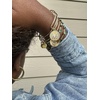 Alex and Ani Initial I Pave Starburst Texture Bangle(Shiny Gold)