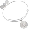 Alex and Ani Initial I Pave Starburst Texture Bangle(Shiny Silver)