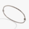 Alex and Ani Interchangeable Diamond Texture Hinge Base(Stainless Silver)