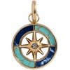 Alex and Ani Interchangeable Gemstone Charm​(Stainless Gold)