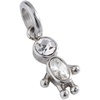 Alex and Ani Interchangeable Gemstone Charm​(Stainless Silver)