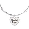 Alex and Ani Maid of Honor Heart Bangle