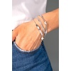 Alex and Ani Mantra In-Line Bracelets(Stainless Silver)