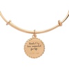 Alex and Ani Mom Charm Bangle Bracelet for Women(Shiny Gold)