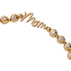 Alex and Ani Mom Elongated Crystal Stretch Bracelet for Women(Shiny Gold)