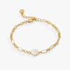 Alex and Ani Mother Of Pearl Daisy Jewelry(Chain Bracelet)