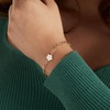 Alex and Ani Mother Of Pearl Daisy Jewelry(Chain Bracelet)