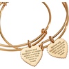 Alex and Ani Mother & Daughter Heart Set of 2