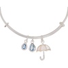 Alex and Ani Mother of Pearl Umbrella Bangle